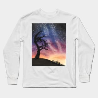 Starry night sky Long Sleeve T-Shirt